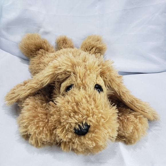 TY Beanie Classic Baylee Brown Dog 14 Inch Laying Plush Stuffed 2017 Floppy - Picture 8 of 8